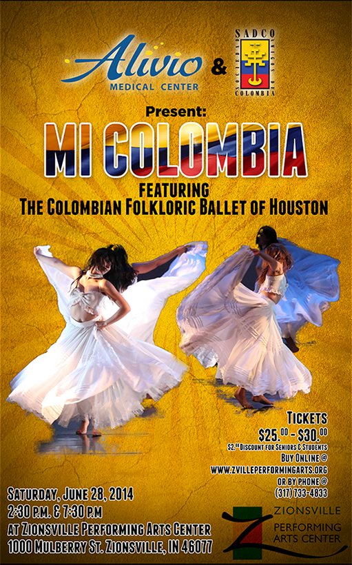 The Colombian Folkloric Ballet Mi Colombia Houston 2013