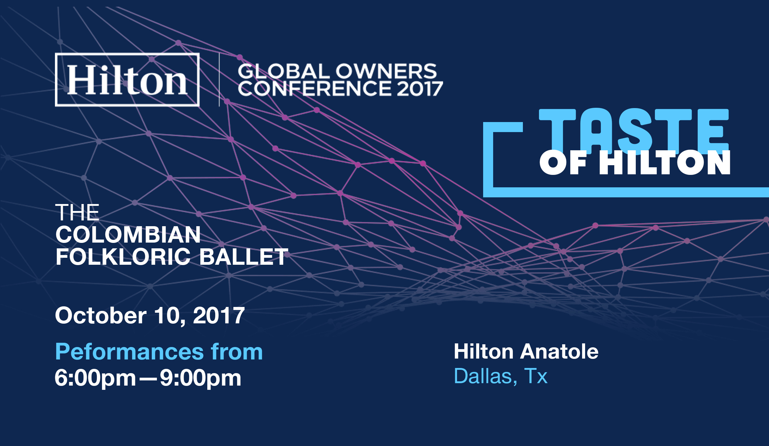 The Colombian Folkloric Ballet—Hilton Global Owners Conference 2017-Taste of Hilton